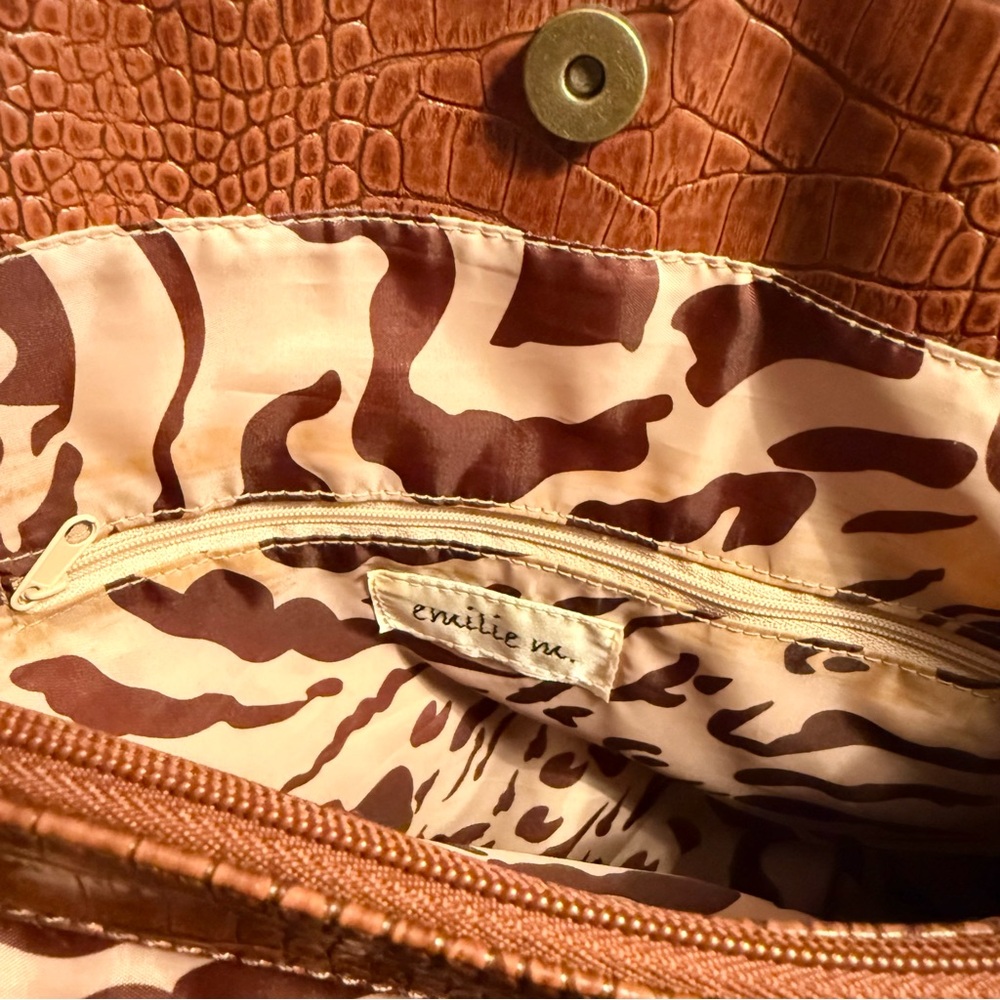 5 for $25! Emilie m. Embossed Manufactured Leather Bag - Picture 10 of 16